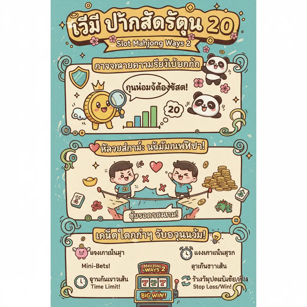 วิธี ปั่นสล็อตทุน 20 - Slot Mahjong ways 2