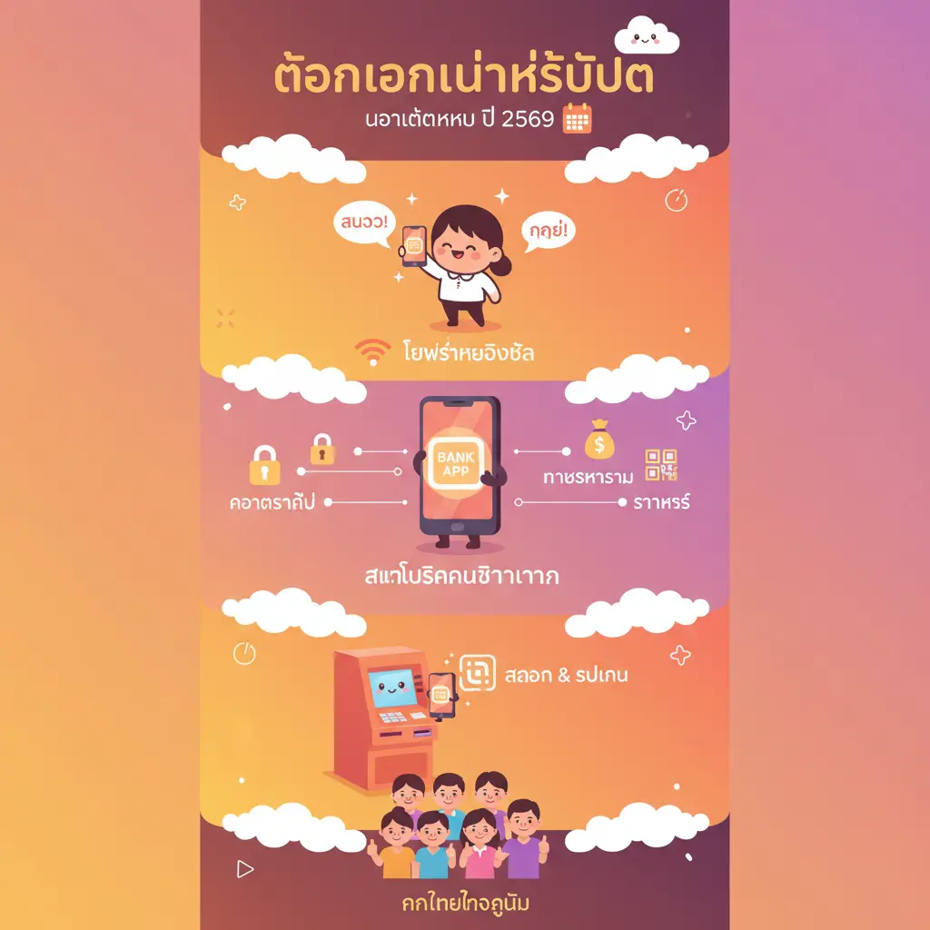 ถอนเงิน - ถอนเงินไม่ใช้บัตร