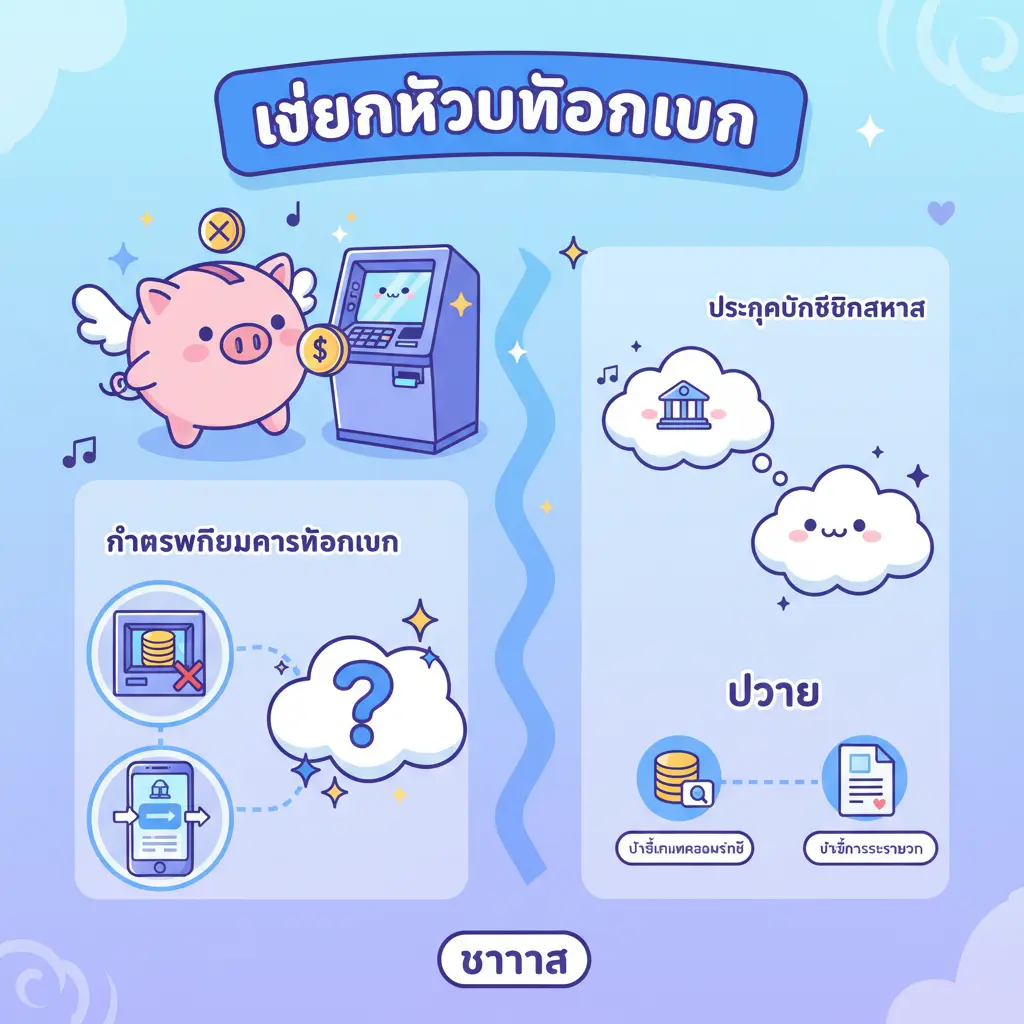 เงื่อนไขถอนเงิน - ธนาคาร