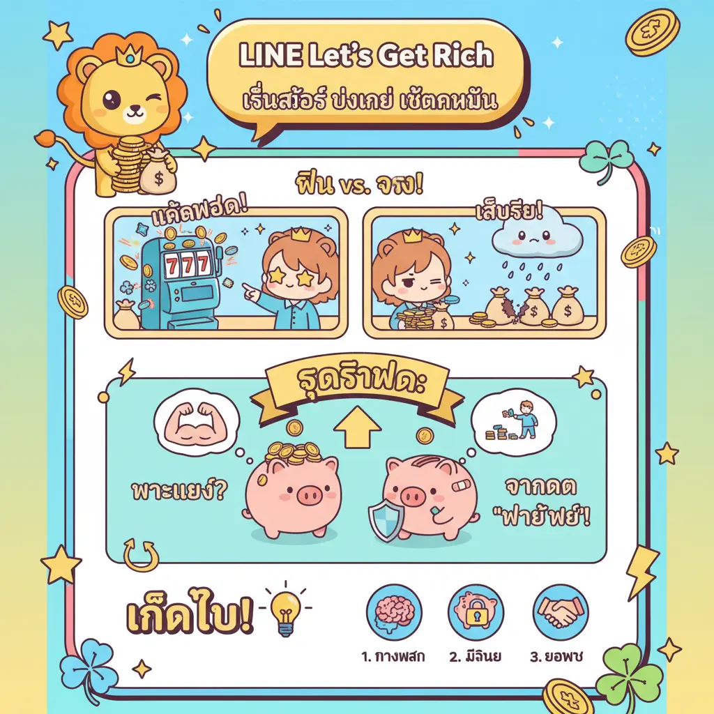 เล่นสล็อต ยัง ไง ให้แตกหมื่น - LINE Lets Get Rich