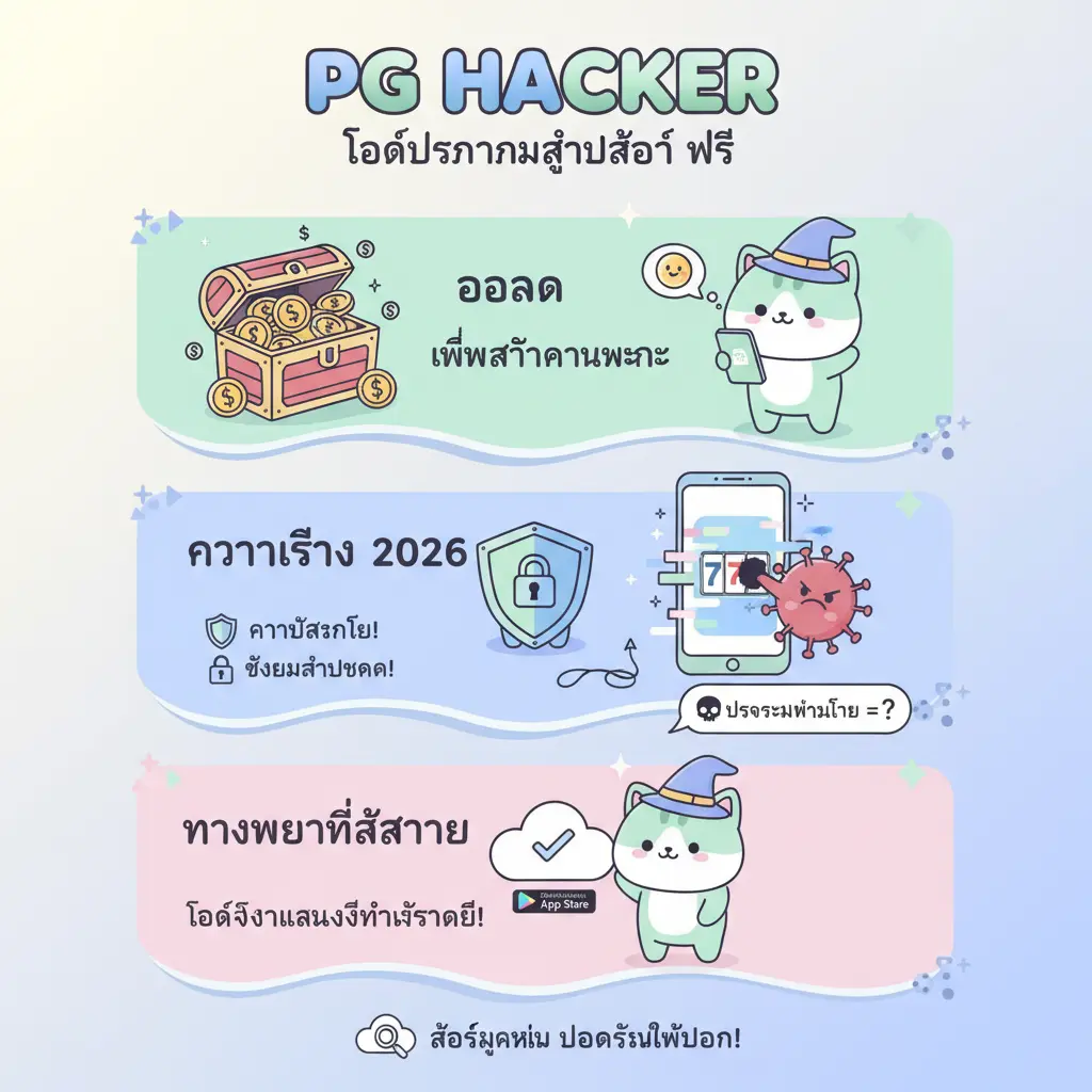 โหลดโปรแกรมสูตรสล็อต ฟรี - PG HACKER